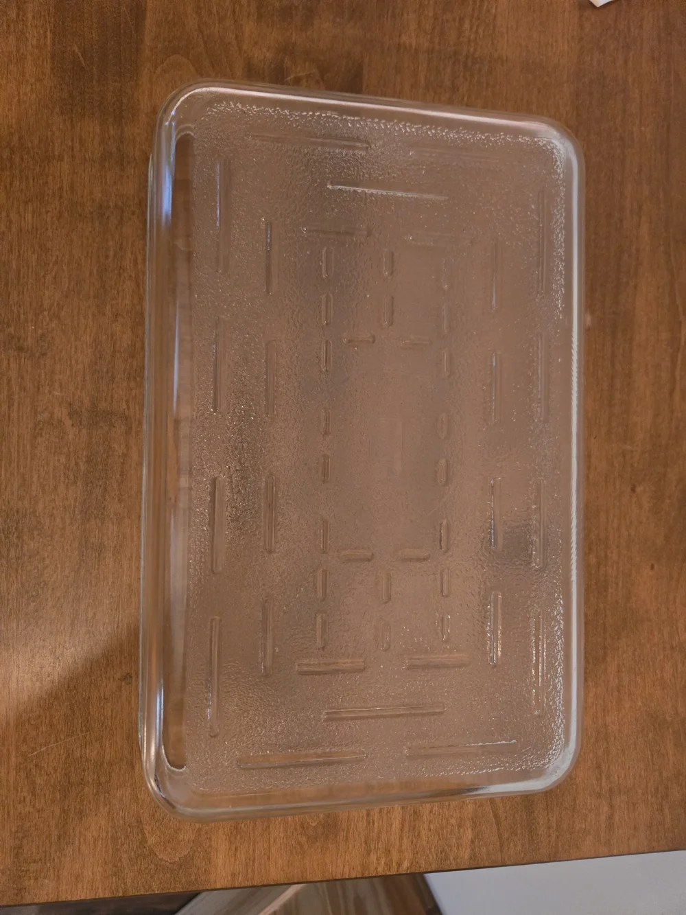 Vintage Glasbake J-263 Clear Glass 2.5-Quart Rectangular Baking Dish